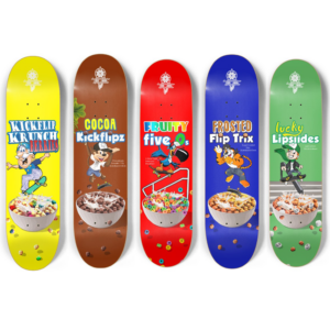 Cereal Box Skateboard Deck