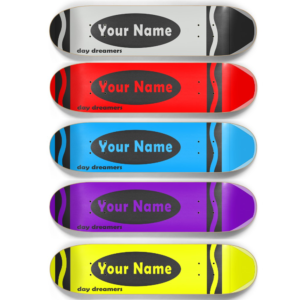 Crayon - Personalized Skateboard Deck