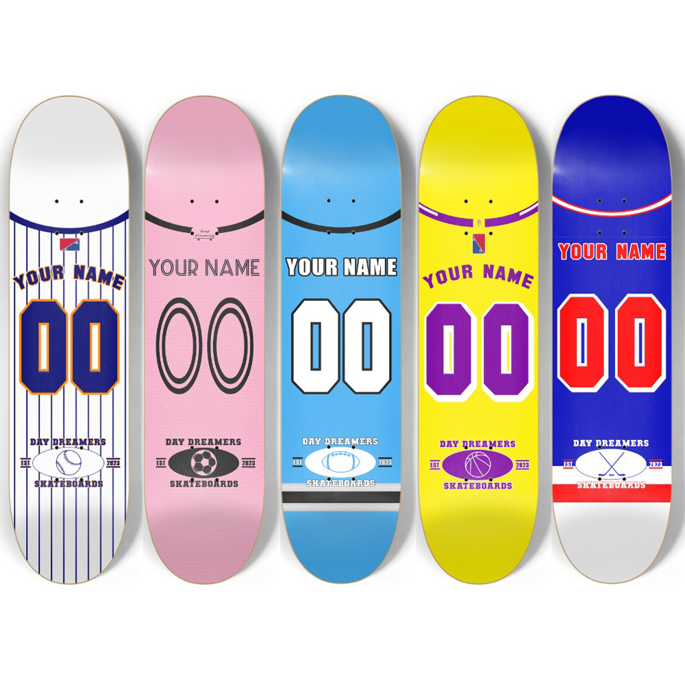 Replica Jersey - Personalized Skateboard Deck